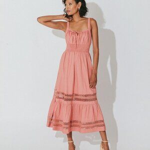 Avalon Midi Dress | Rose